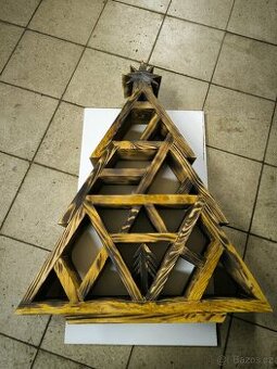 Vánoční dřevěné dekorativní stromečky