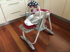 Nova detska jidelni zidlicka Chicco Polly Magic 2v1