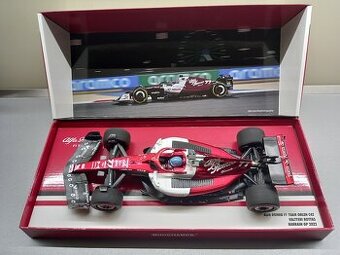F1 ALFA ROMEO SAUBER C42 BOTTAS BAHRAIN 2022 MINICHAMPS 1:18