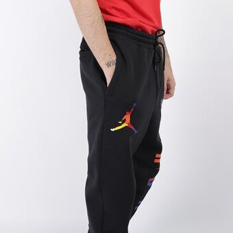 JORDAN BAVLNĚNÉ STYLOVÉ PÁNSKÉ BLACK TEPLÁKY S(M)🤩💪🏽