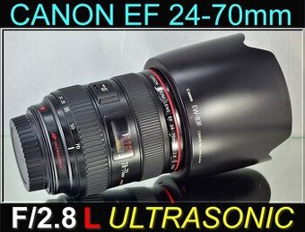 Canon EF 24-70mm f/2.8L USM F.F. 1:2.8 řady L