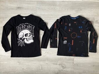 Set tričko s dlouhým rukávem vel.146-152, 2ks