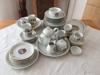 Porcelánový servis Tři Grácie Československo