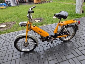 Babetta 207 s kartičkou, žlutá, úzká řídítka 6.