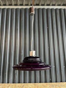 Retro lustr opalové sklo