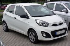 Kia Picanto 2011 -2016 díly interiéru, nádrž, řízení.