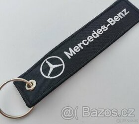 Klíčenka Mercedes-Benz černá látková - 1