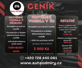 Auta od Míry - Prověření vozidel v ČR a Německu
