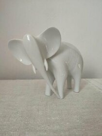 Royal dux porcelánová soška slon brusel - 1