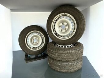 Plechová sada VW 5x120 r16 + letní 205/65r16C