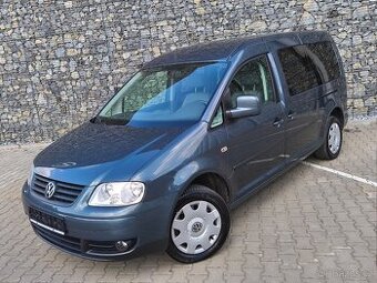 VW Caddy MAXI 1.9TDi 77kw,251TKM,2010,BEZ DPF,2xklíč,7míst