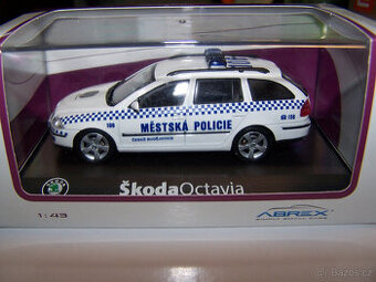Škoda Octavia II Combi - městská policie Budějovice 1/43 mod