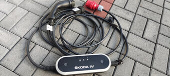 Nabíjecí set kabel Škoda iV Enyaq 11kW 230V 400V Nabíječka