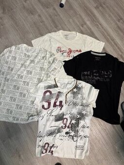 4x pánské tričko vel. 3x M a 1x L - nošeno na M