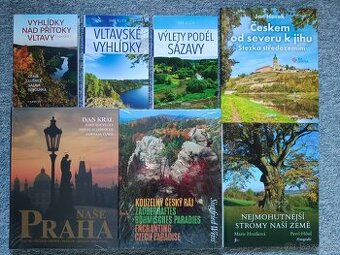 3) Prodám 14 knih - cestování, tvoření