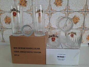 Reklamní skleničky Jim Beam ,lze zaslat