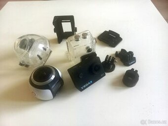 Kamera / camera / 1x Niceboy Vega / 1x 360
