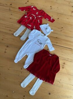 Set značkového vánočního oblečení pro holčičku vel. 68 č.2