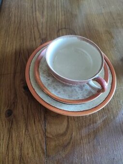 retro čajová souprava