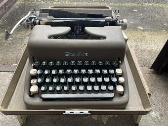 Kufříkový psací stroj Zeta (perlička)
