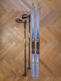 Dětské lyže Sporten 130 cm + hůlky 95 cm