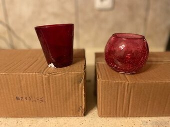 Kalíšky “V” s prasklinovým designem