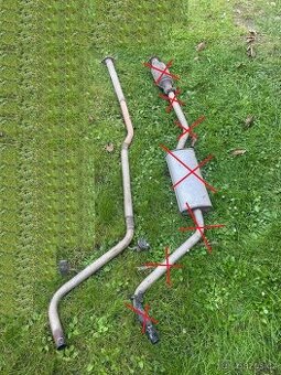 Středový díl výfuku Škoda Felicia - upravený, sportovní