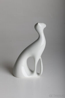 Sedící kočka - J. Ježek styl Brusel