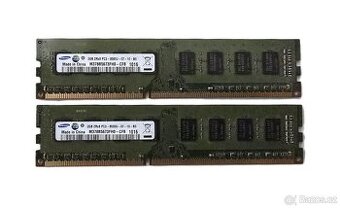 4GB (2x2GB) RAM DDR3-1066 MHz