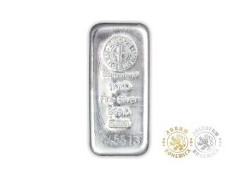 Stříbro - 1000g investiční stříbrný slitek Argor Heraeus