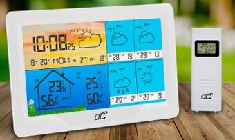 Velká barevná meteostanice s WiFi a Tuya, nová nerozbal.