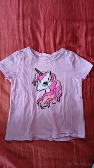 Triko s flitry, velikoat 110/116