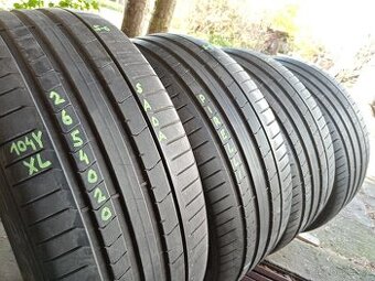 Letní pneu 4kusy 265/40/20 vzorek 80% PIRELLI - dobírka