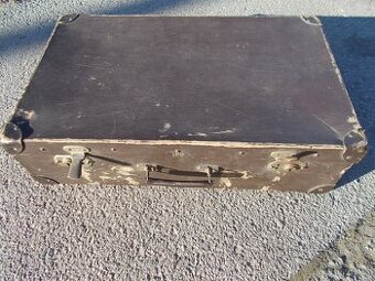 Starožitný kufr papírový