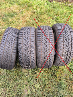 2 zimní pneumatiky 205/55/16 FULDA vz. 90%