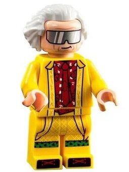Lego Minifigure Ideas - Doc Brown Navrat do budoucnosti