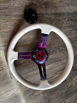 3 RAMENNÝ ZÁVODNÍ VOLANT RACES NEO ALPIN, 350MM, SILIKON, 47