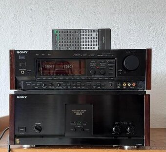 dělen zesilovač a předzesilovač Sony ta n80es a ta e 1000esd