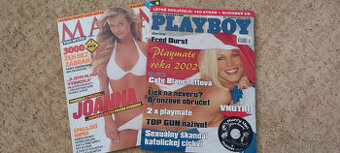 Playboy 2002 + darcek cas. Maxim 2004