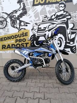 Pitbike Shark 125cc 17/14 E-start modrá