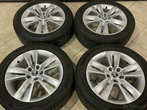 Alu kola 5x112 original Škoda Superb III 215/55 R17