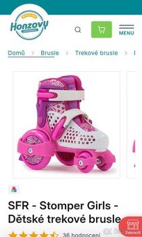 Dětské trekové brusle