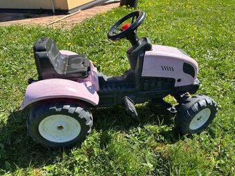 Šlapací traktor Falk růžový