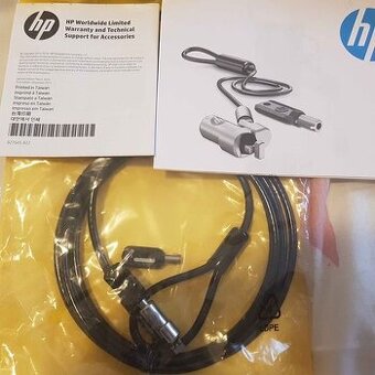 HP Keyed Cable Lock 10mm - lankový zámek na notebook