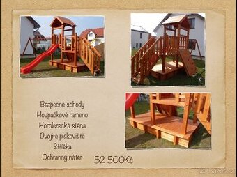 Dětské hřiště se skluzavkou