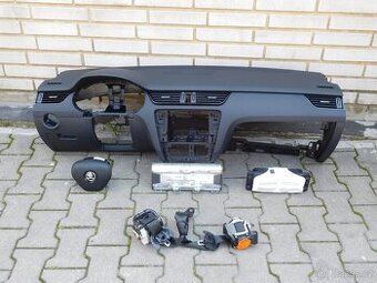 Škoda Octavia 3,kapota,maska,nárazník,blatník,palubka.