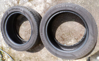 2ks Letní pneu 225/50 R17 (vzorek 6mm)
