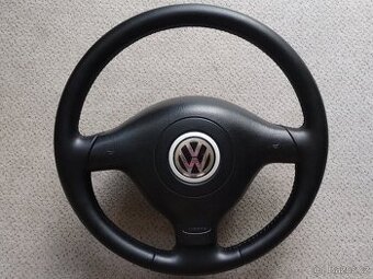 Tříramenný kožený volant VW Passat Golf IV Bora