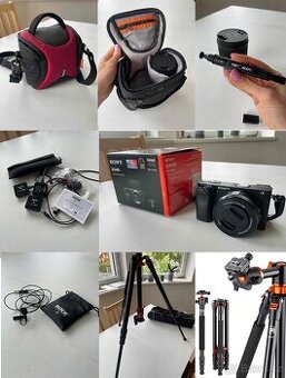 🎥 Kompletní set Sony A6400 + Sigma 16mm + Rode Wireless GO