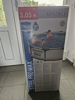 Bazén Steel Pro Max 3,05 x 0,76 m s kartušovou filtrací.